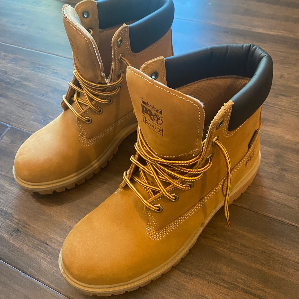 Timberland steel toe work boot 6 inch pros waterproof - excellent condition!